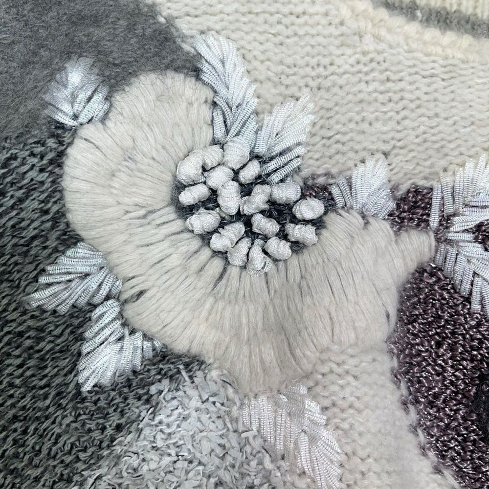 Mariea Kim Vintage '80s Mixed Media Art-to-Wear Sweater - Picture 7 of 11
